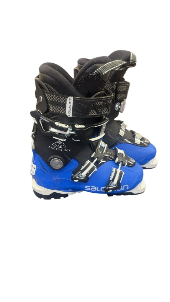 Salomon Ski Boots QST Access 70T Blue/Black Used Size 22.5