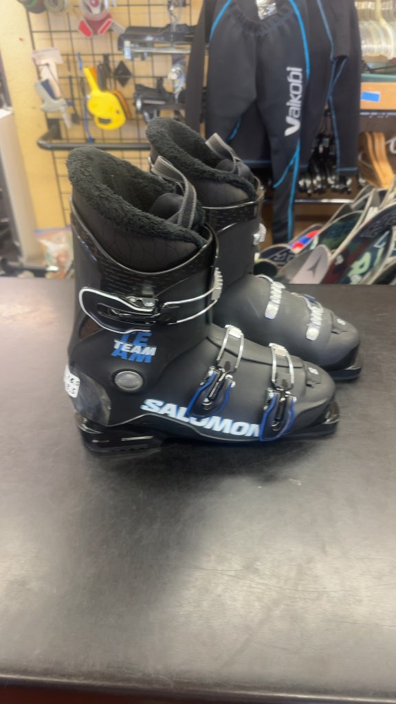 Salomon Ski Boots T Team Black/Blue Used Size 26.5