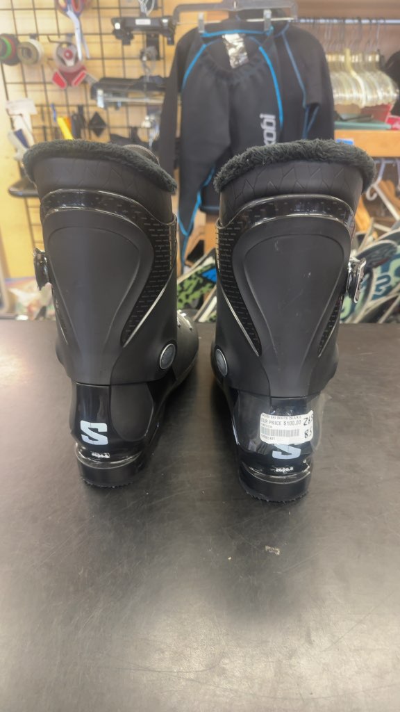 Salomon Ski Boots T Team Black/Blue Used Size 26.5