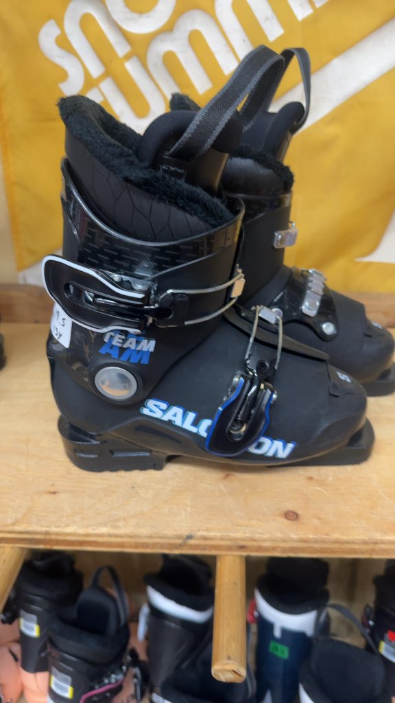 Salomon Ski Boots Team AM Black Good Condition Size 19.5