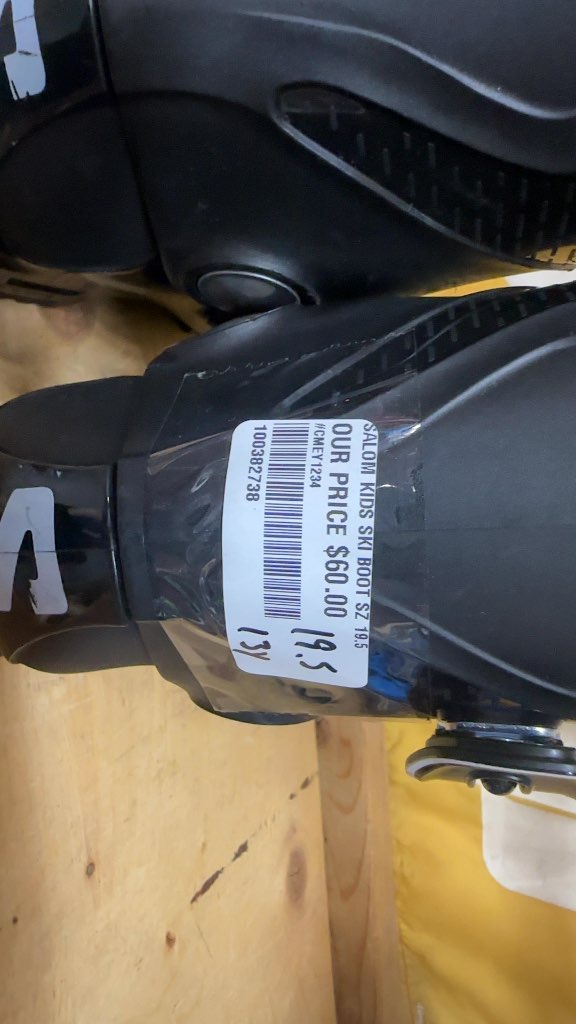 Salomon Ski Boots Team AM Black Good Condition Size 19.5
