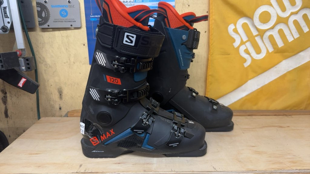 Salomon S/MAX 120 Ski Boots Used Size 26.5