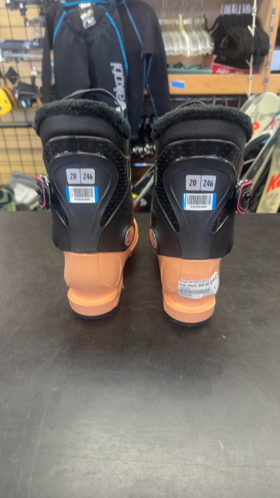 Salomon T2 Junior Ski Boots Orange Used Size 20.5