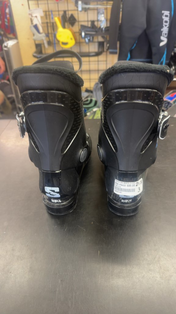 Salomon Team AM Junior Ski Boots Black Used Size 21.5