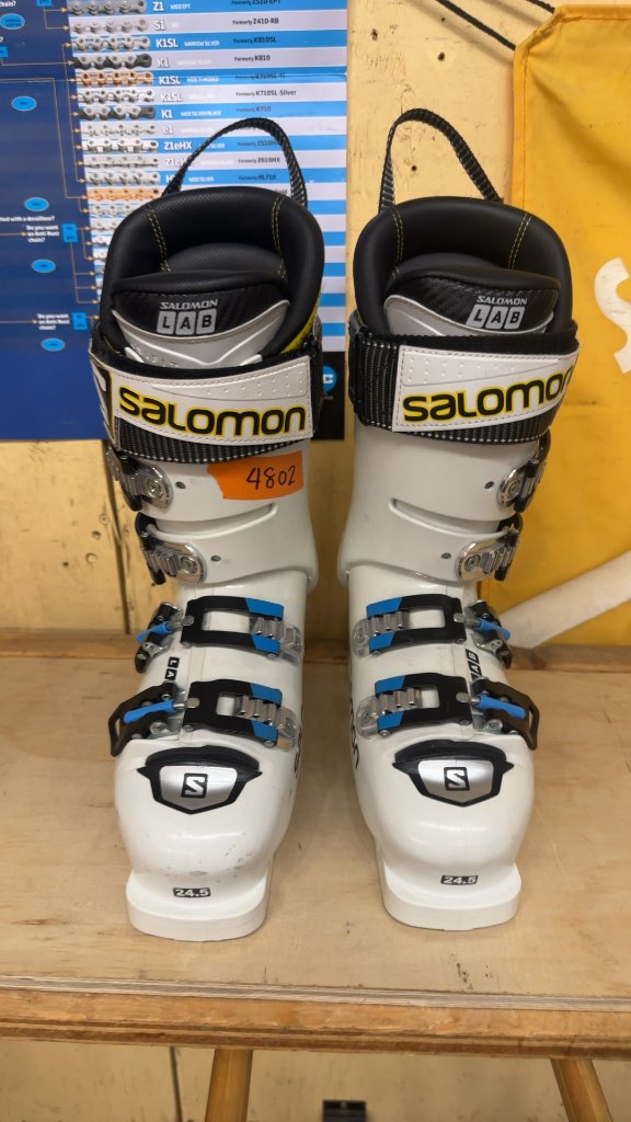 Salomon X-LAB 110 Ski Boots Used Size 24.5