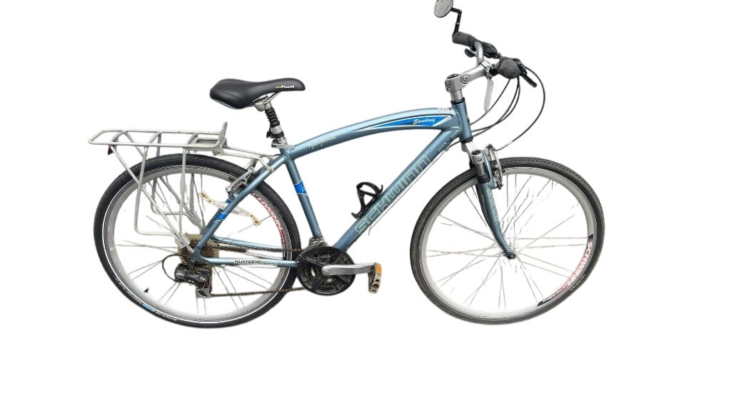 Schwinn Broadway Hybrid Bike 700c Medium Frame Blue Good Condition