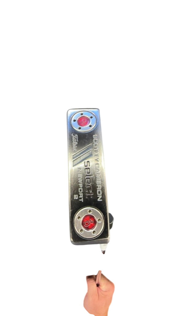 Scotty Cameron Putter Select Newport 2 Silver/Red very Good Condition