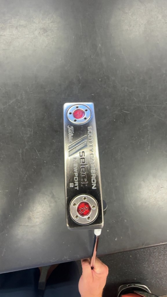 Scotty Cameron Putter Select Newport 2 Silver/Red very Good Condition