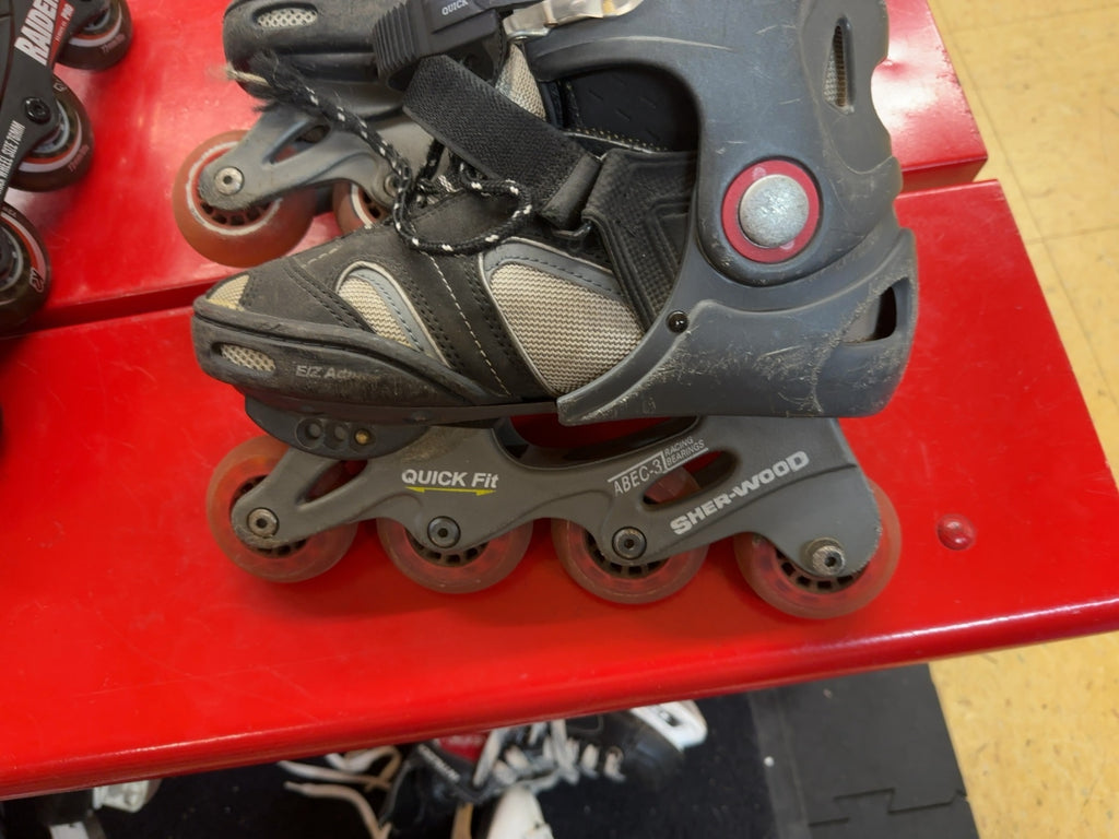 Sher-Wood Quick Fit Adjustable Inline Skates - Size 5-7