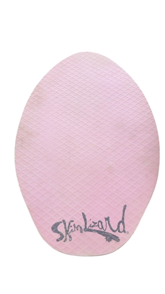 Skim Lizard Pink Wooden Skimboard