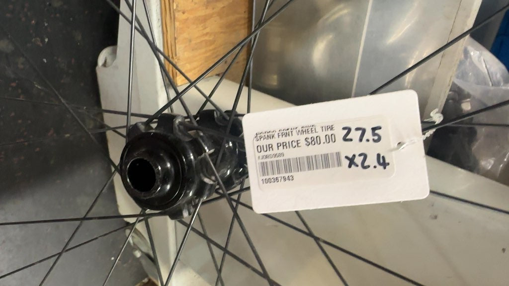 Spank Spike Race 33 27.5" Front Wheel with Maxxis High Roller II Tire