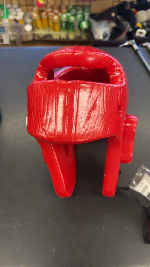 Sport One Boxing Headgear Red Dipped Foam Used