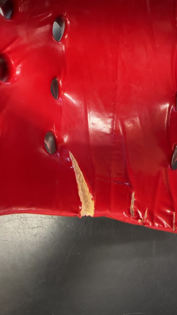 Sport One Boxing Headgear Red Dipped Foam Used