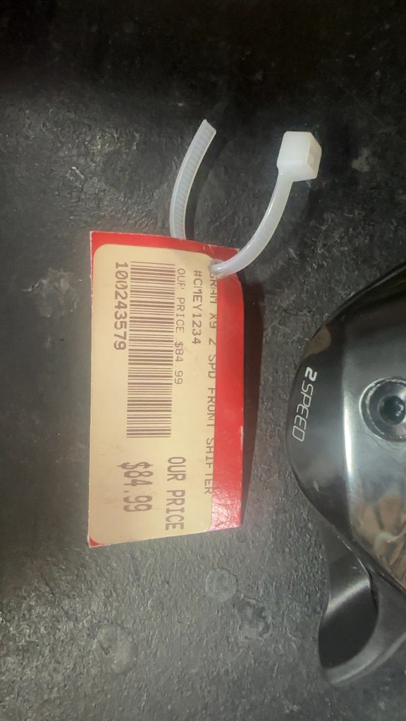 SRAM Front Shifter X9 2-Speed-New