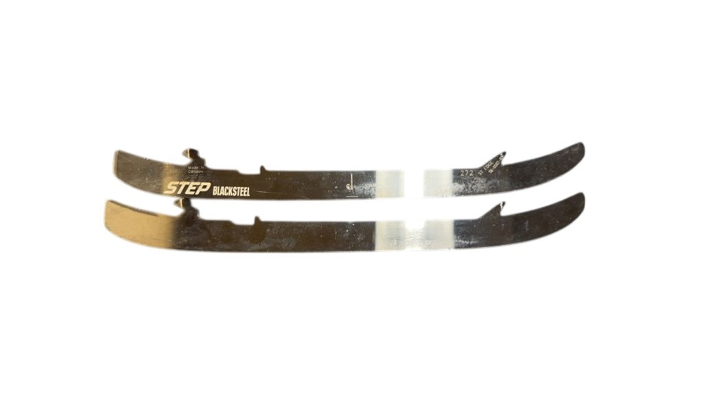 STEP Blacksteel Hockey Skate Runners ST Edge Used 272-lots of steel left on them