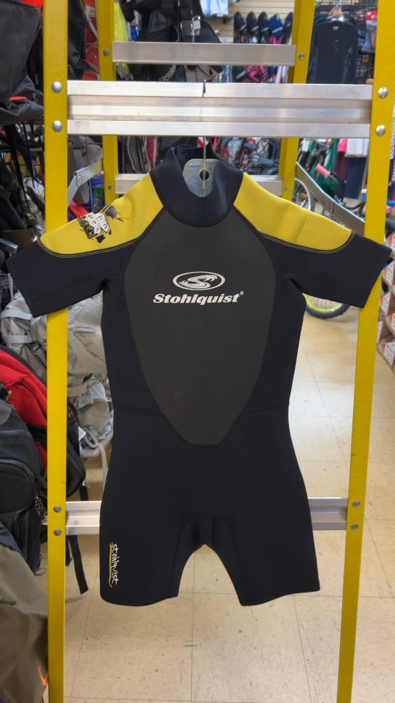 Stohlquist Kids Shorty Wetsuit Super Stretch 2mm Good Condition Size L