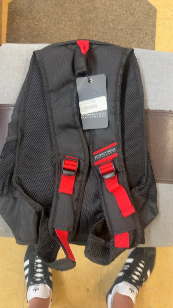Stormtech Performance Daypack Backpack Black/Red New