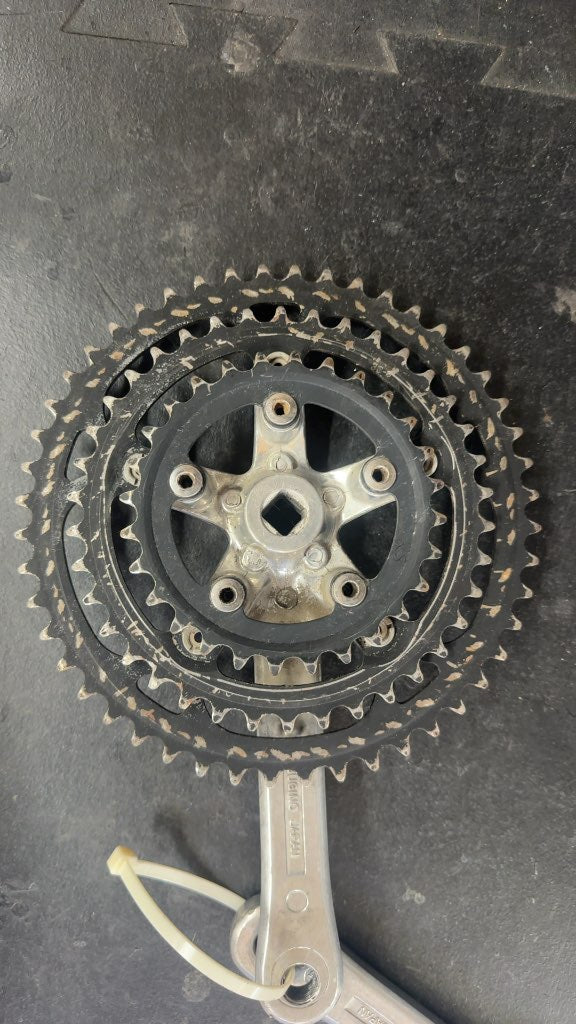 Sugino Triple Crankset Square Taper Used