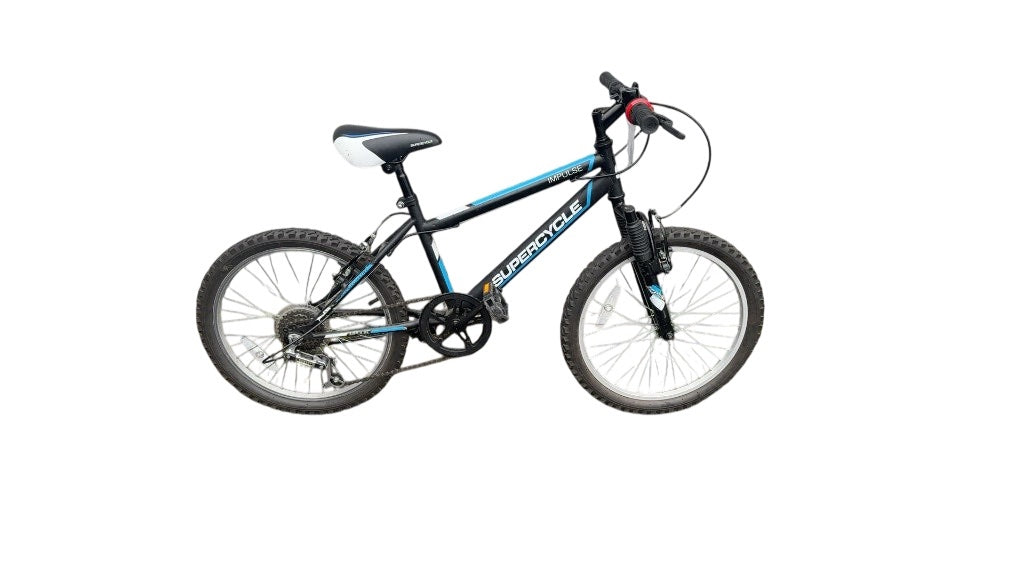 Supercycle Mountain Bike Impulse Black/Blue Good Condition 20"