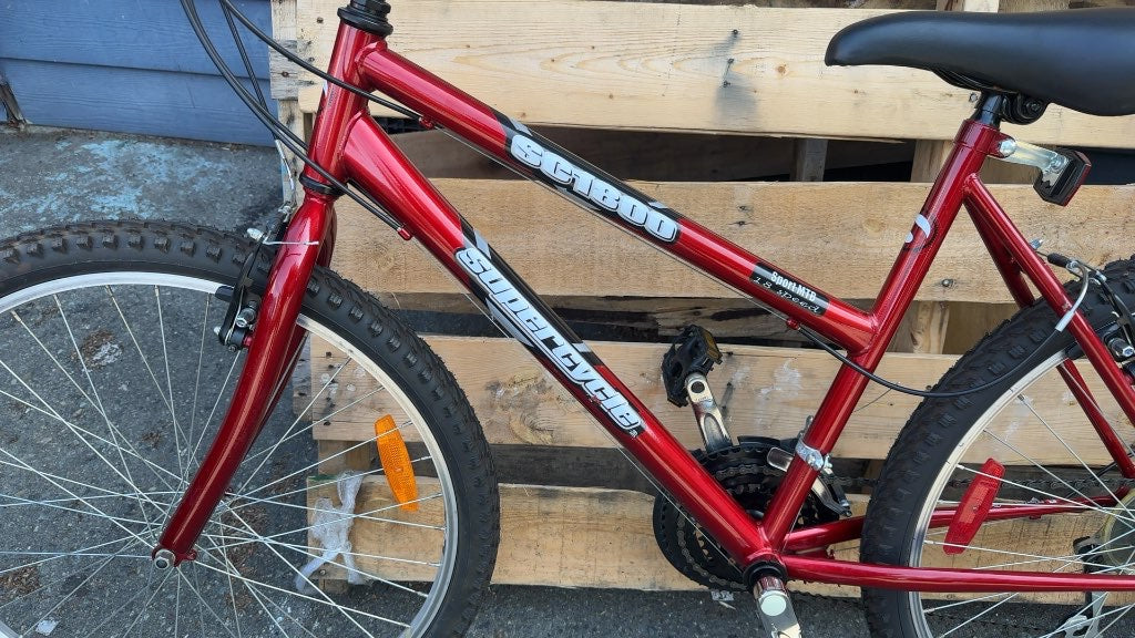 Supercycle SC1800 26" Mountain Bike - Red - 18 Speed