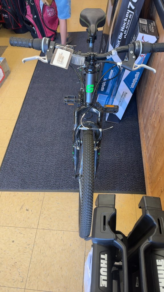 Supercycle Surge Kids Mountain Bike Grey/Green Used 24"
