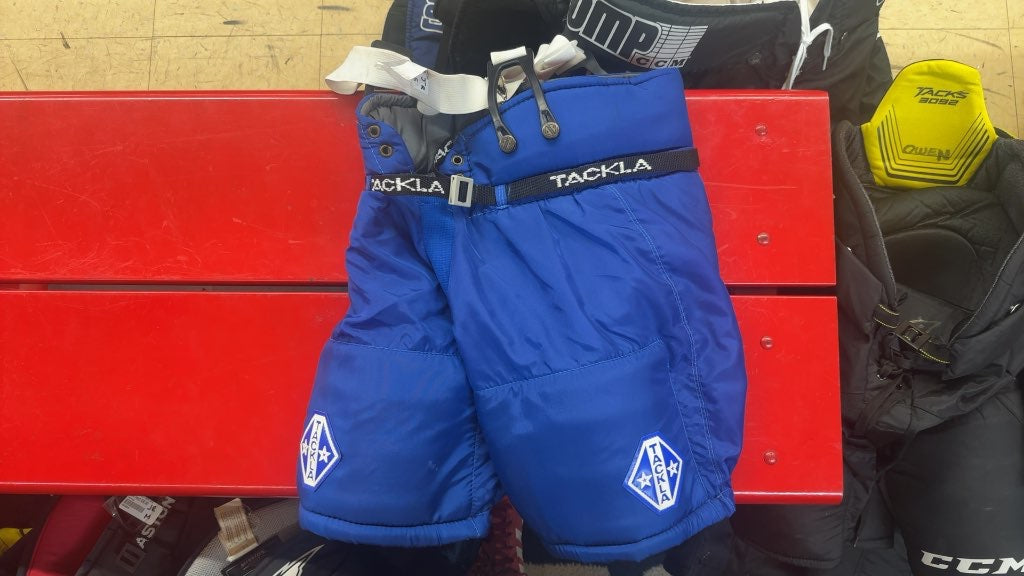 Tackla Hockey Pants Junior Small Blue Used