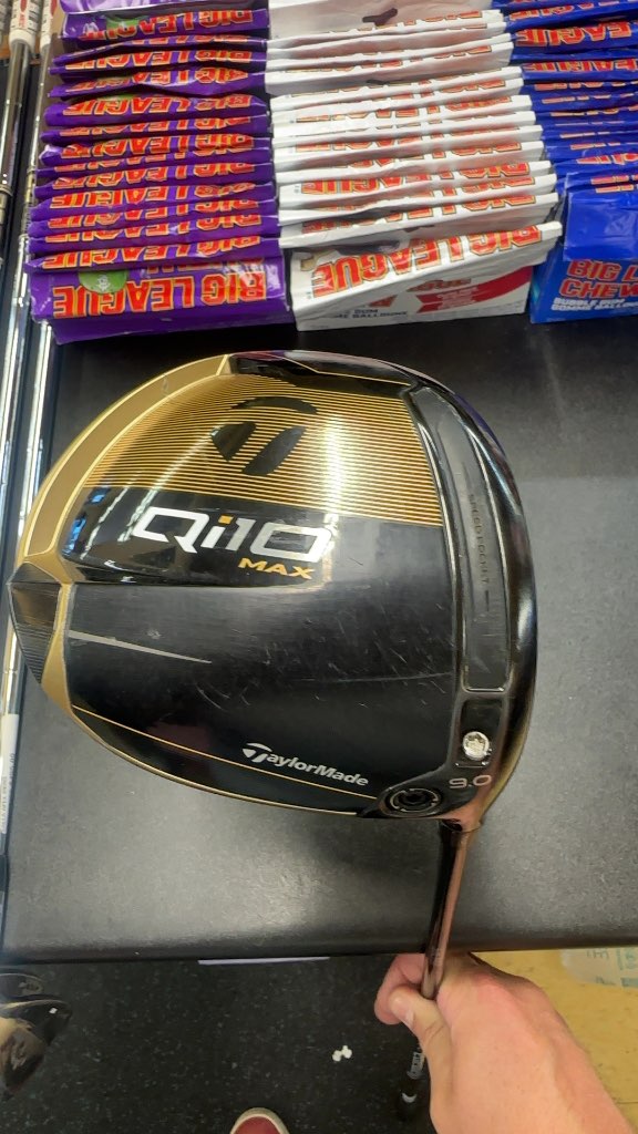TaylorMade Driver Qi10 Max 9.0 Degree Used