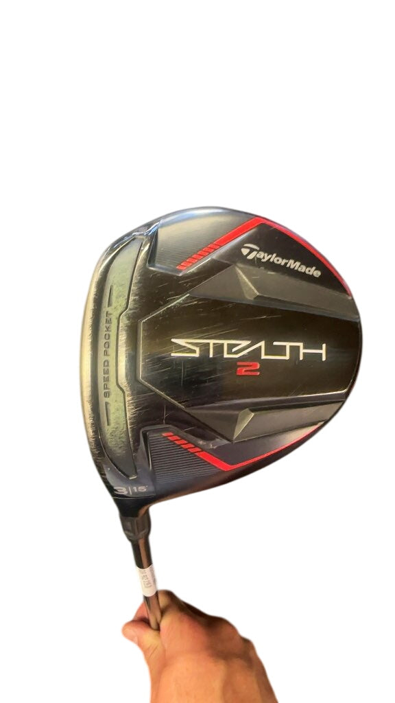 TaylorMade Golf Club Stealth 2 3 Wood LH Used 15°