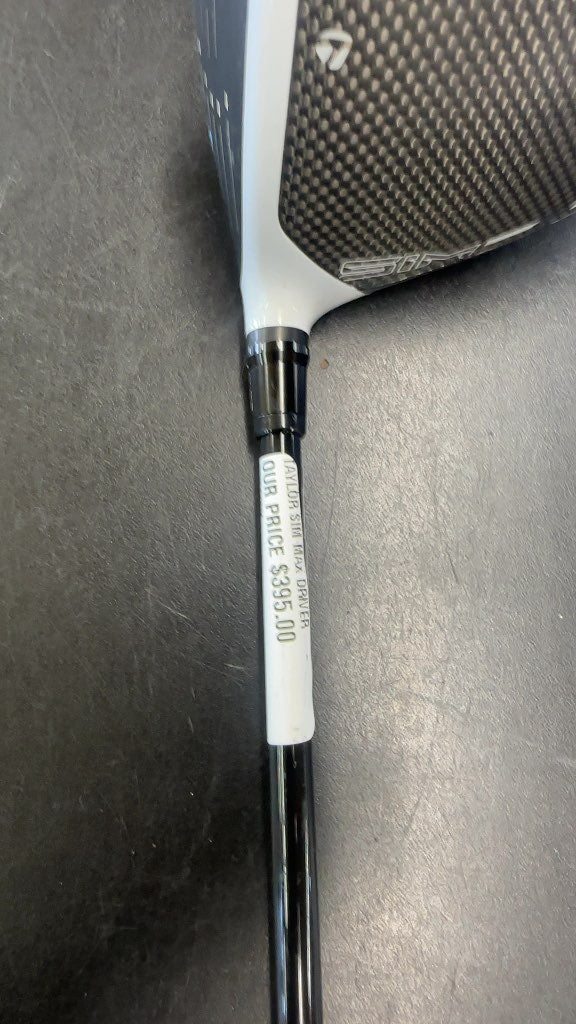 TaylorMade Golf Driver SIM MAX 10.5° Used