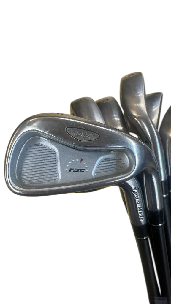 TaylorMade RAC OS Iron Set Used 3-9 Irons
UG65 flex R shafts