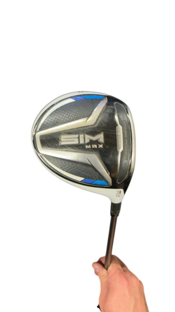 TaylorMade SIM MAX 3 Wood Fairway Wood Used 15 Degree