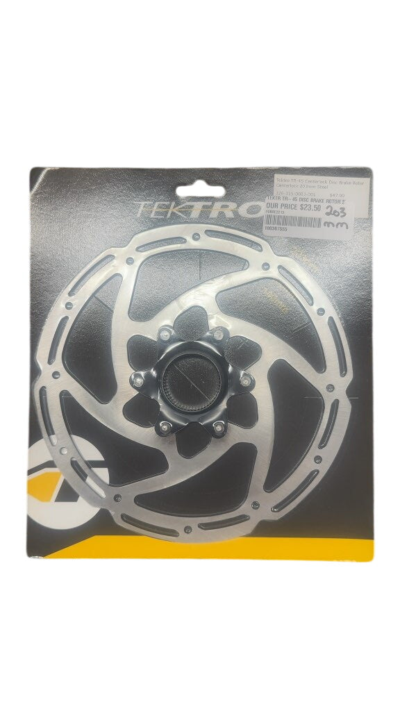 Tektro Disc Brake Rotor TR-45 Centerlock New 203mm