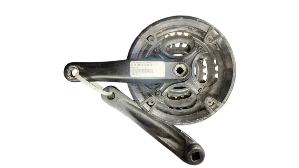 Triple Crankset Square Taper Used 170mm
