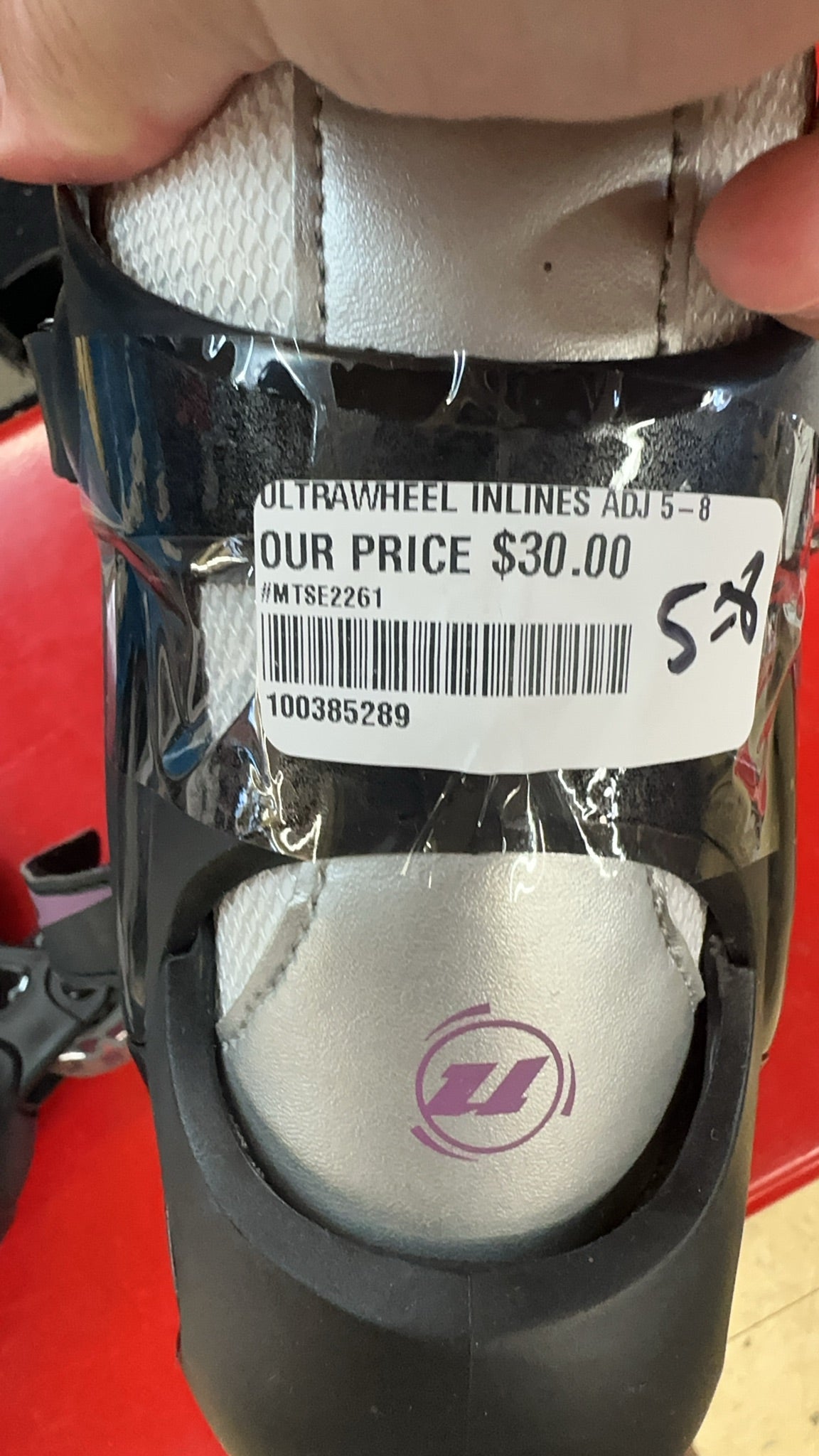 Ultra Wheels Adjustable Inline Skates - Size 5-8