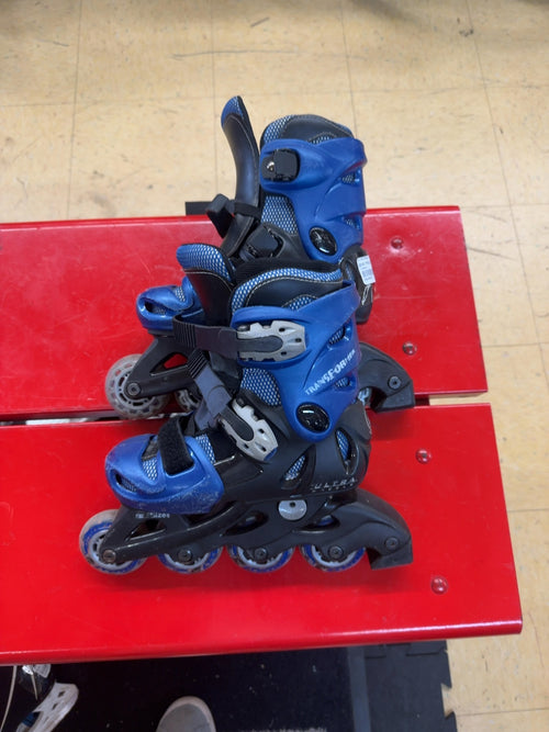 Ultra Wheels Transformer Youth Adjustable Inline Skates - Blue/Black - Size 13Y-3