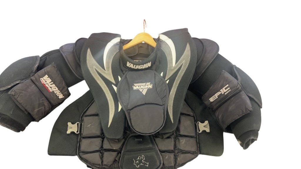 Vaughn Goalie Chest and Arm Protector Epic 8800 Used
