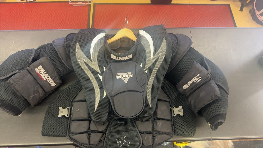 Vaughn Goalie Chest and Arm Protector Epic 8800 Used