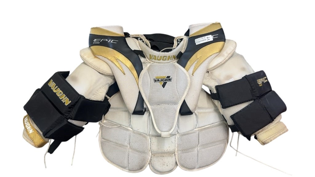 Vaughn Goalie Chest & Arm Protector Epic 8400 Used Junior Medium