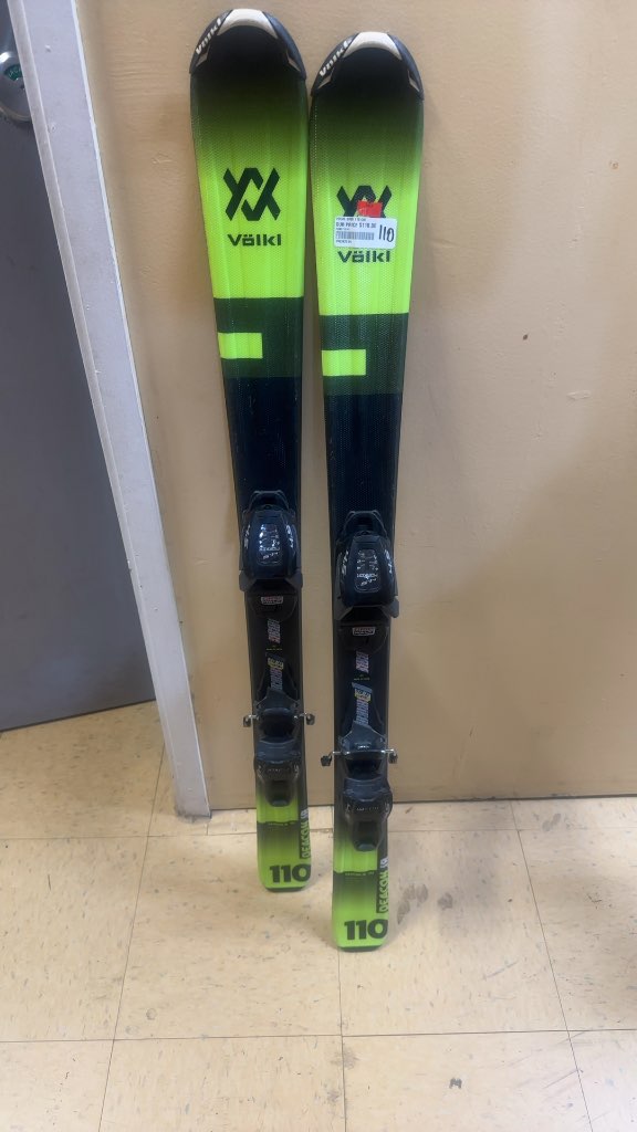 Volkl Skis Deacon JR Green/Black Used 110cm