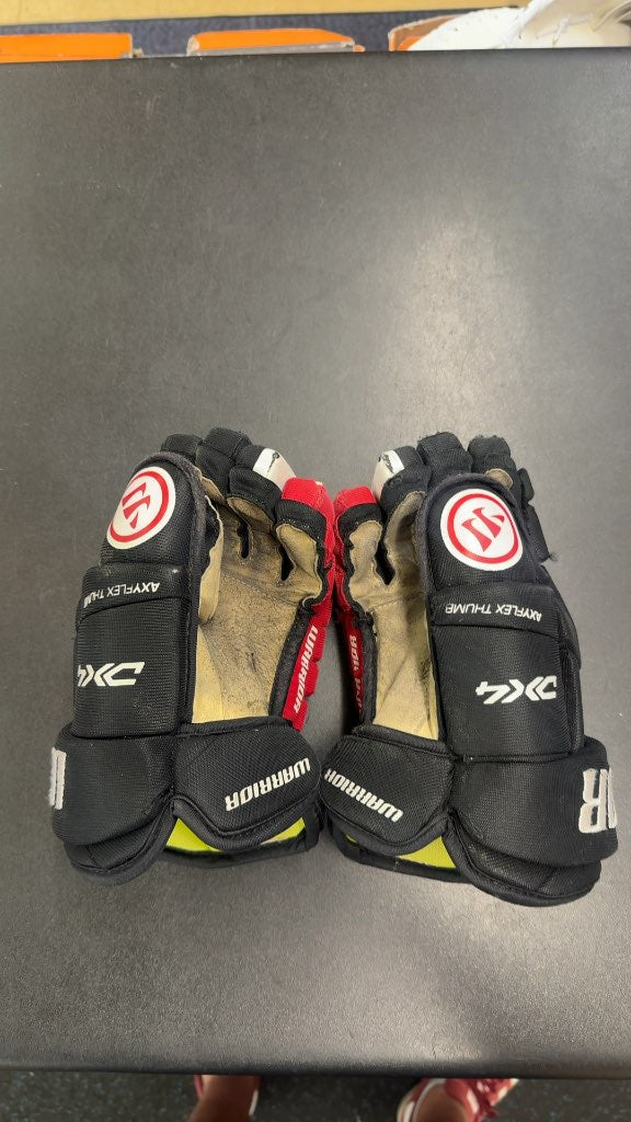 Warrior Hockey Gloves Alpha DX4 Black/Red/White Used 11"
