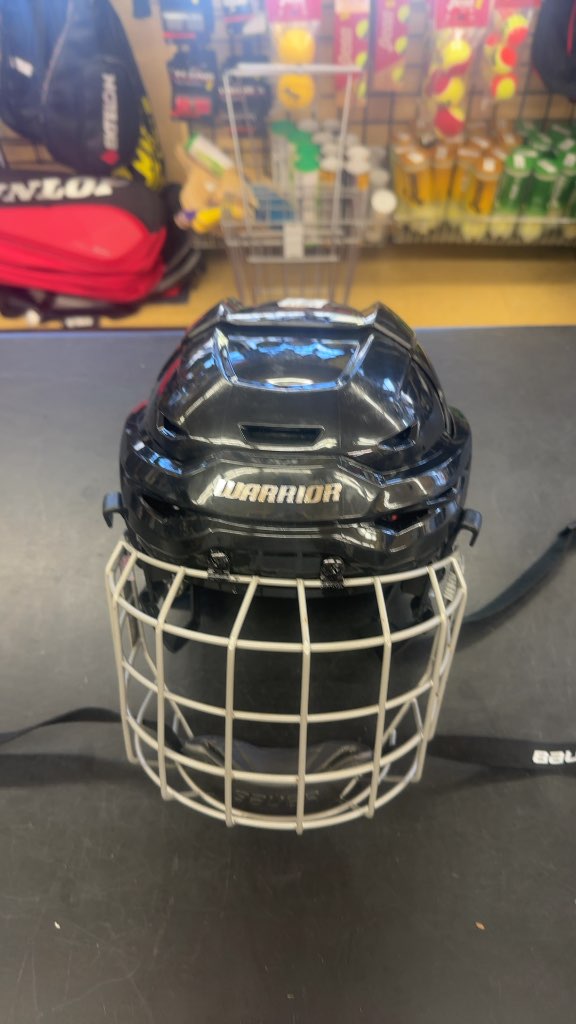 Warrior Hockey Helmet Covert CF 100 with Cage Black Medium
