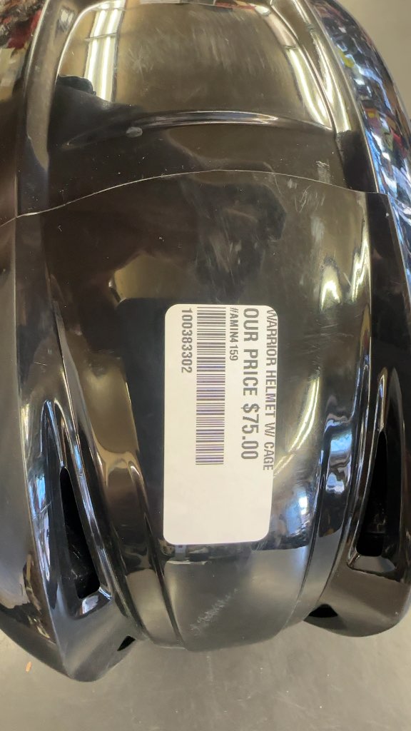 Warrior Hockey Helmet Covert CF 100 with Cage Black Medium