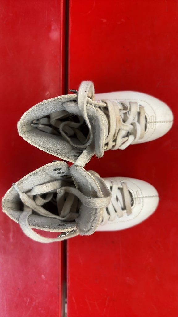 White Figure Skates Used