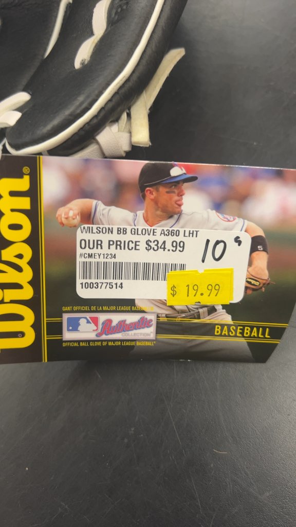 Wilson A360 10" T-Ball Baseball Glove LHT New With Tags