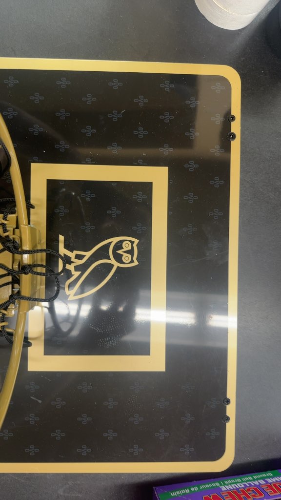Wilson x OVO Mini Basketball Hoop Black/Gold Good Condition ( no ball)