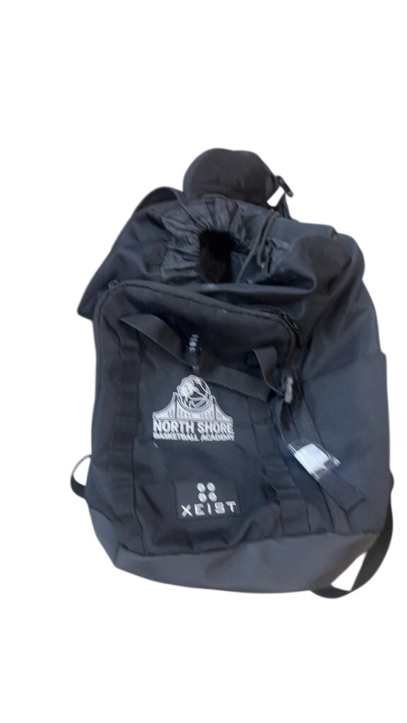 XEIST Backpack North Shore Basketball Academy Black Good Condition