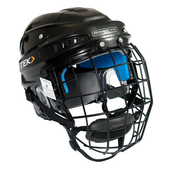 Powertek Helmet With Cage-Multiple Colours
