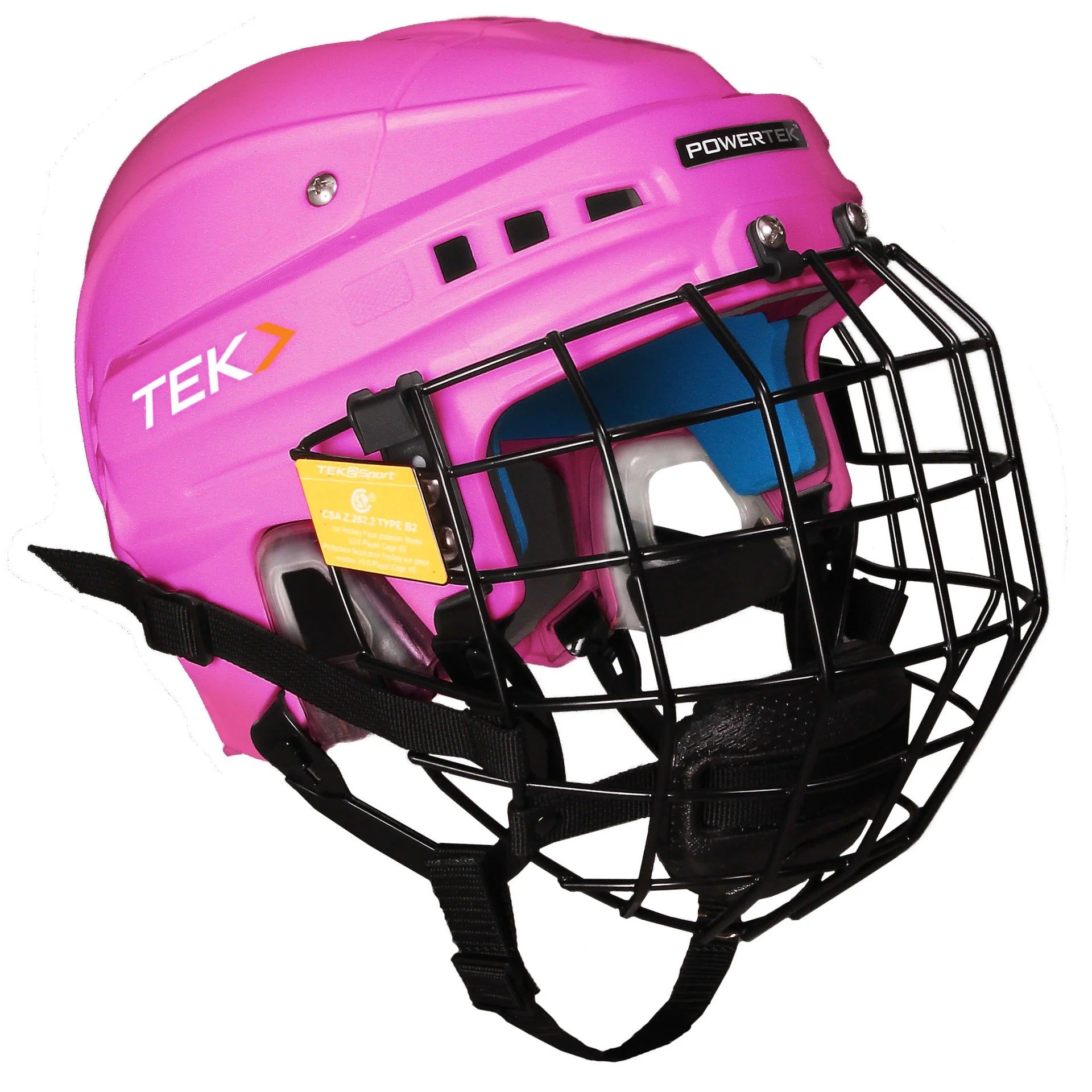 Powertek Helmet With Cage-Multiple Colours