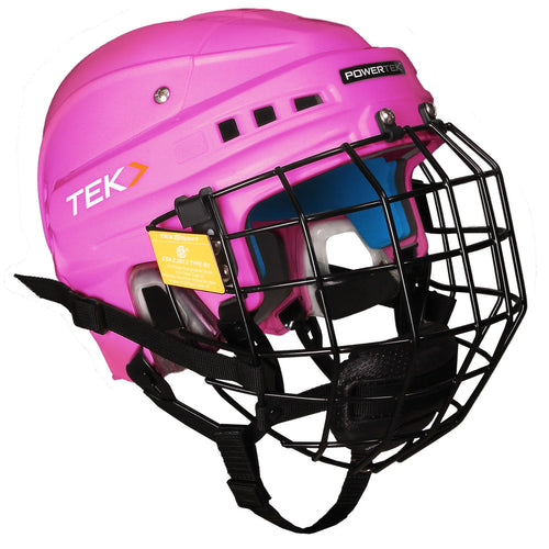 Powertek Helmet With Cage-Multiple Colours
