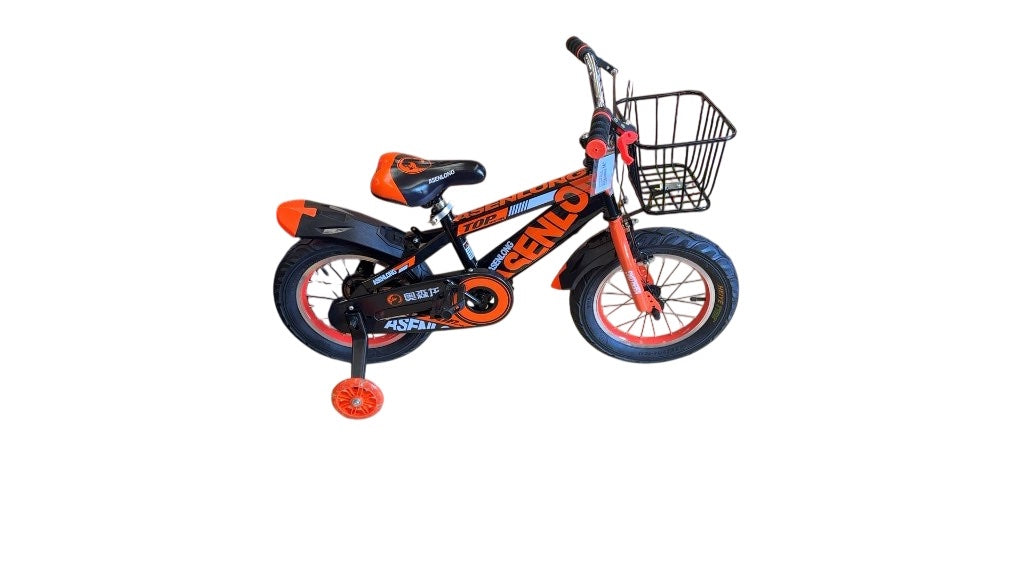 Asenlong Kids Bike 16" Black/Orange Good Condition